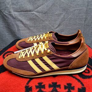 NWT Adidas SL 72 Sneakers Size 13.5 Maroon Almost Yellow Size Women’s